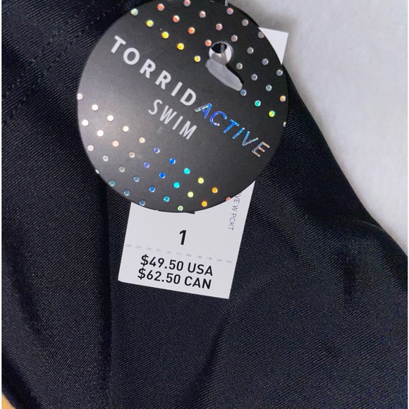 Brand new Torrid high waisted swim bottom - Picture 3 of 5